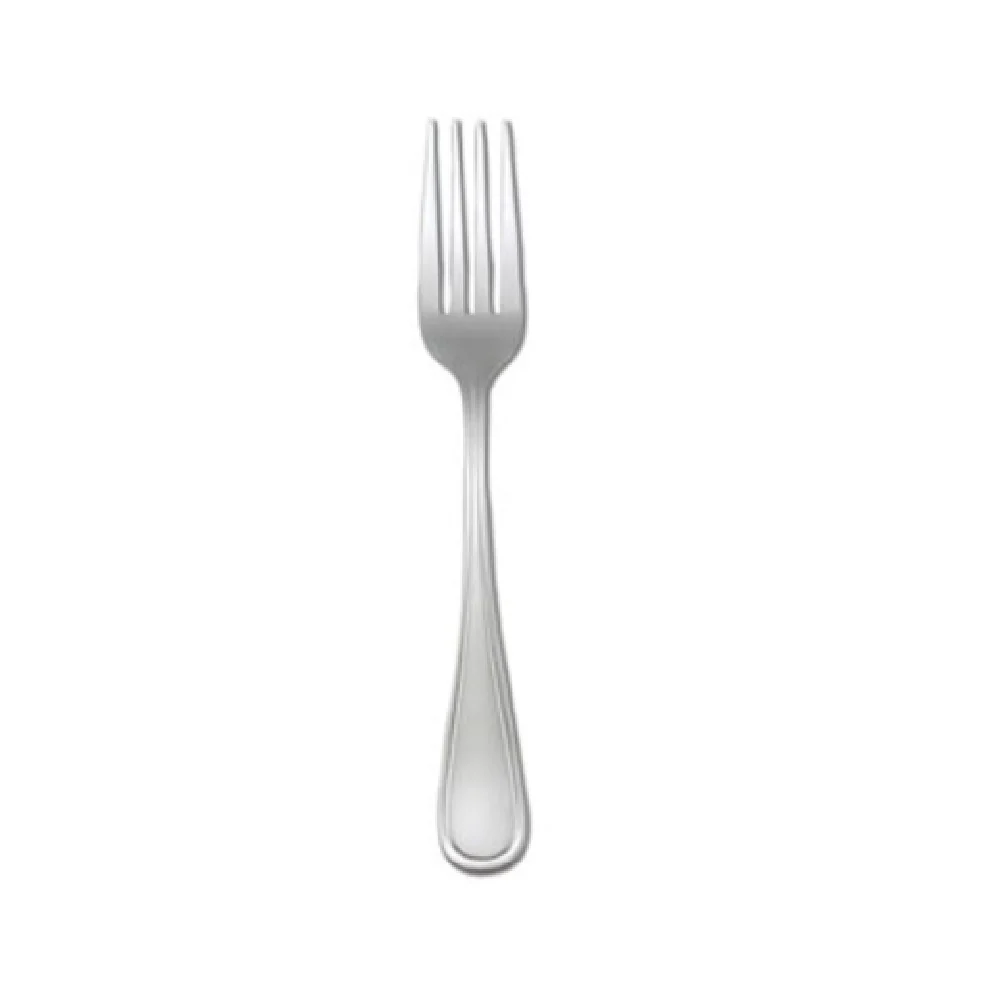 1880 Hospitality T015FDIF 8 Inch European Table Fork Curved Border Stainless Steel