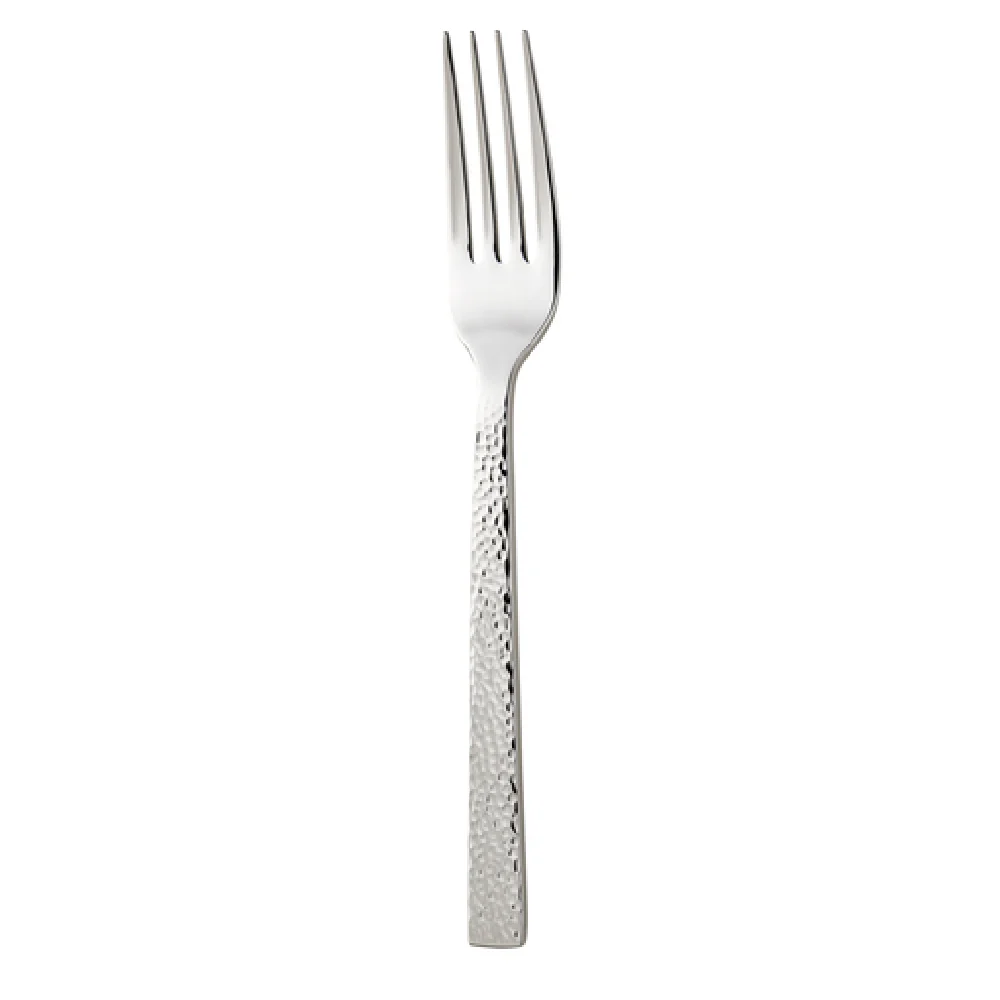 1880 Hospitality B327FDEF 7-1/8 Inch Dessert Fork Hammered Finish Stainless Steel