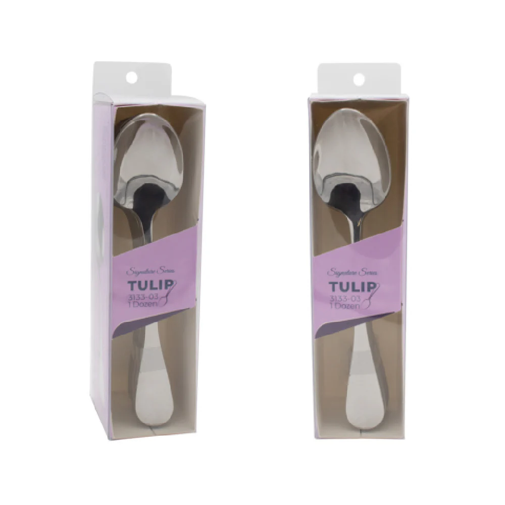 CAC China 3133-03 7-1/4 Inch Extra Heavy Duty Dinner Spoon 18/0 Stainless Steel