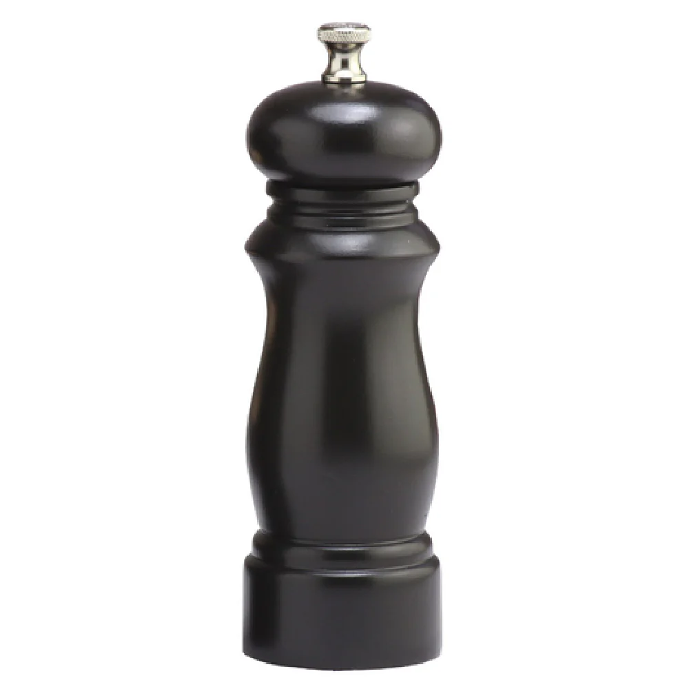 Chef Specialties 6352 6 Inch Ebony Salt Mill Durable Grinding Mechanism Made in USA