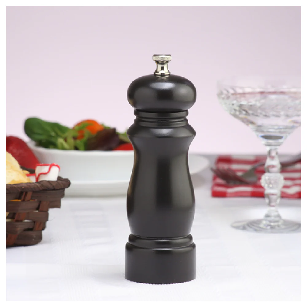 Chef Specialties 6352 6 Inch Ebony Salt Mill Durable Grinding Mechanism Made in USA Chef Specialties 6352 6 Inch Ebony Salt Mill Durable Grinding Mechanism Made in USA