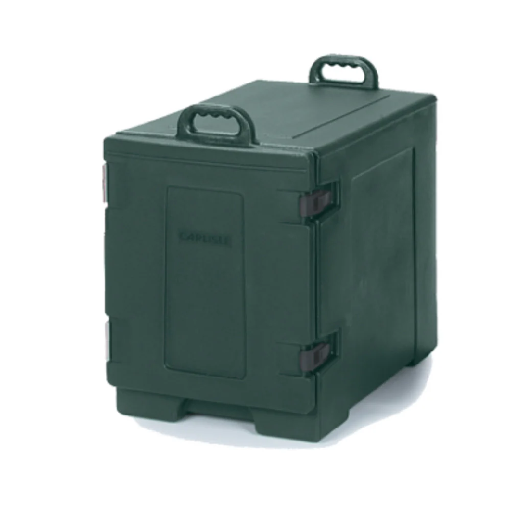 Carlisle PC300N08 24 Inch Insulated End Loader Food Carrier Polyethylene Green Carlisle PC300N08 24 Inch Insulated End Loader Food Carrier Polyethylene Green