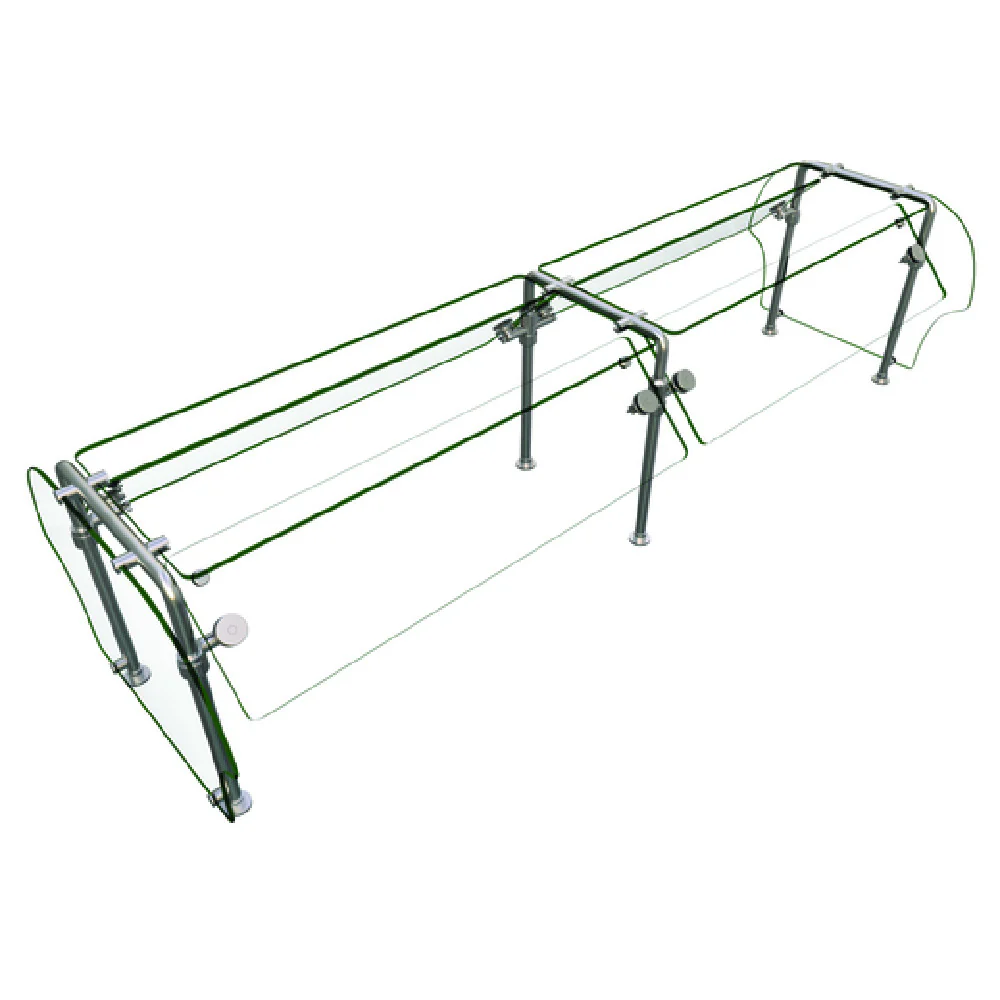 Hatco ES92-84 84 Inch Double-sided Self-service Food Shield Glass and Stainless Steel Hatco ES92-84 84 Inch Double-sided Self-service Food Shield Glass and Stainless Steel