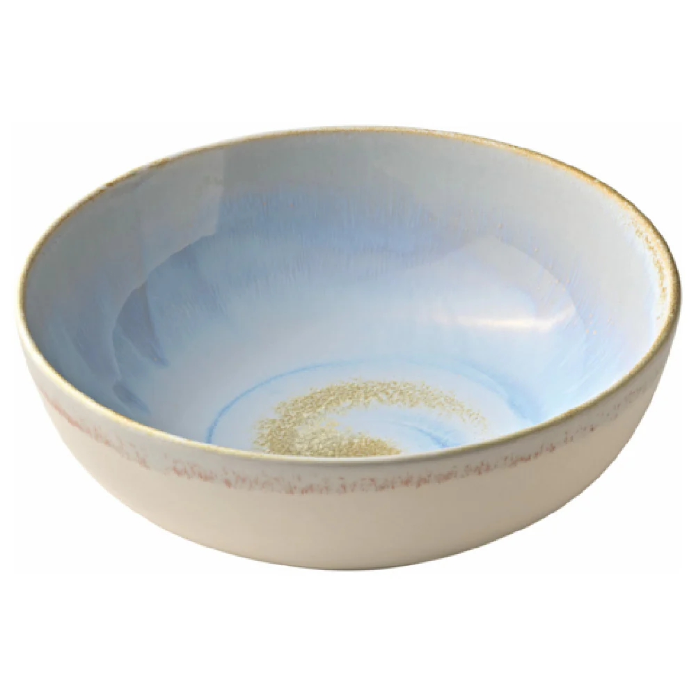 Libbey 801571941000100 7.5 Inch Round Dish Porcelain Breeze Heart and Soul