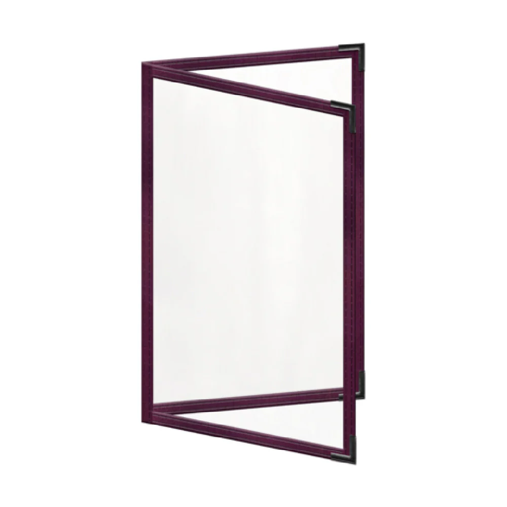 Risch TED 5.5X8.5-NYLON 5-1/2 Inch Deluxe Sewn Nylon Menu Cover Clear Vinyl Risch TED 5.5X8.5-NYLON 5-1/2 Inch Deluxe Sewn Nylon Menu Cover Clear Vinyl