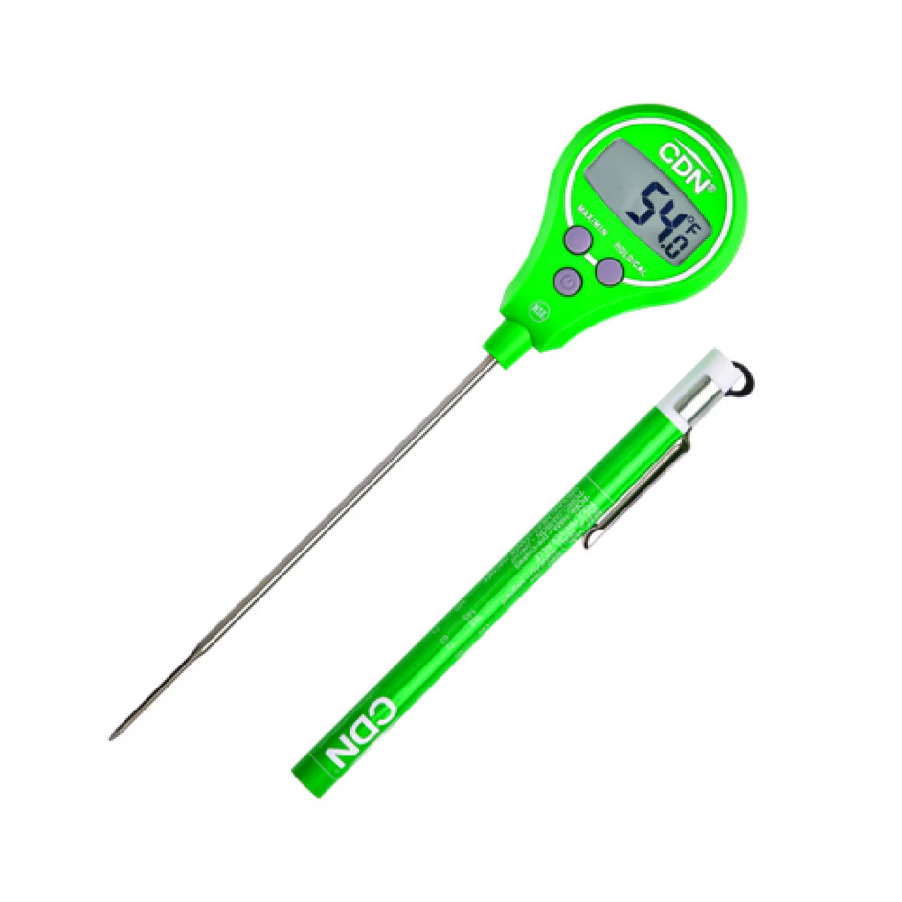 CDN DTL572-G 1.08 Inch Lollipop Thermometer with 304 stainless steel stem Green