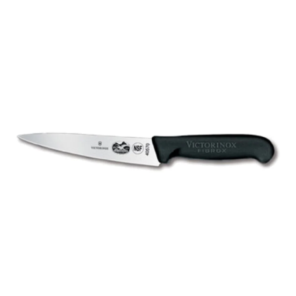 Victorinox 5.2003.15 6 Inch Blade 1-1/4 Inch Handle Chef Knife with Black Fibrox Pro Handle