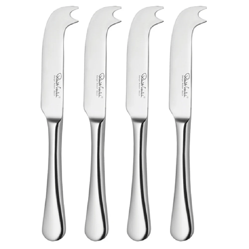 Steelite 5970SX268 8-1/4 Inch Cheese Set 4-piece stainless steel with Robert Welch