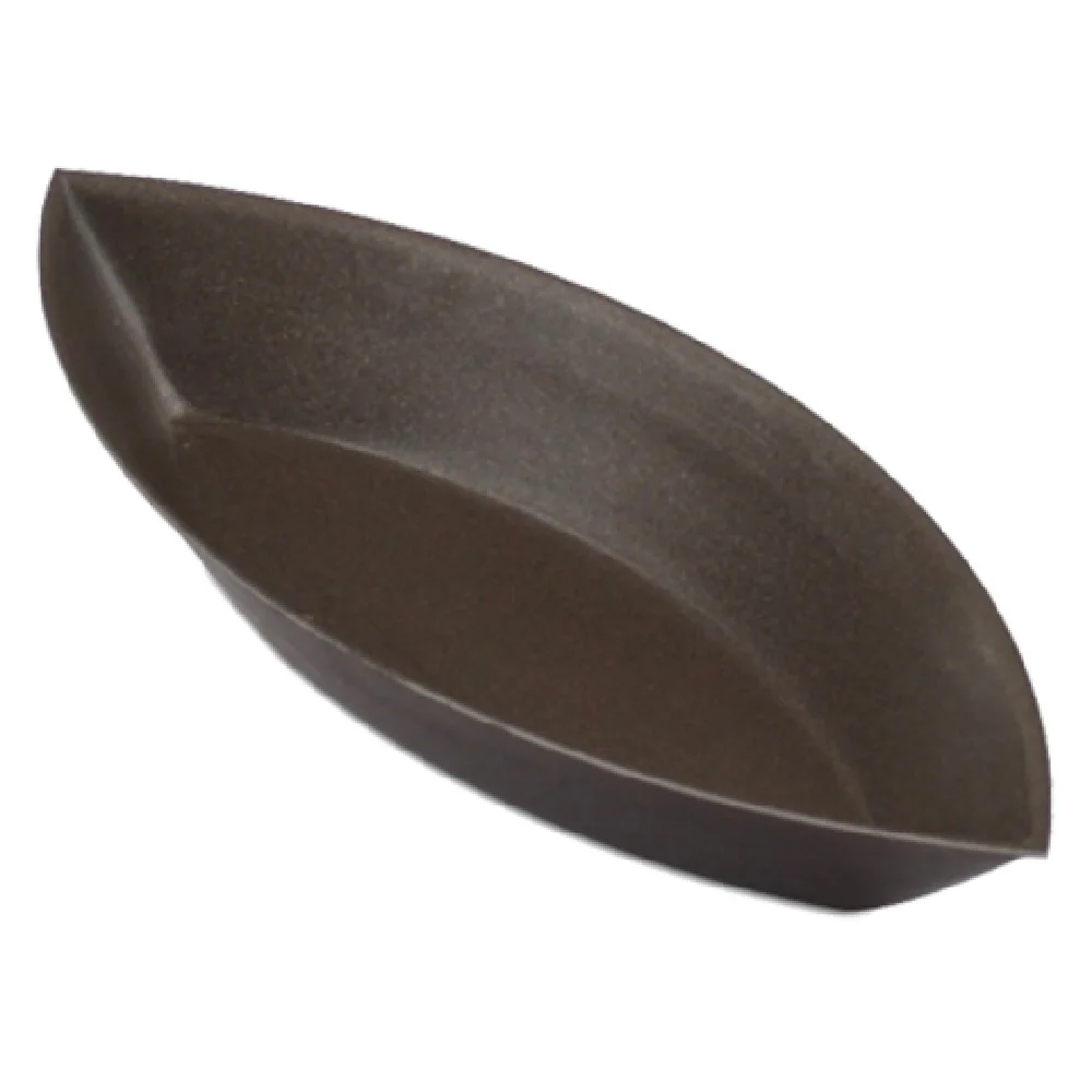 JB Prince M122A 90NS Mold 3-1/2 Inch Non-stick Barquette Tinned Steel