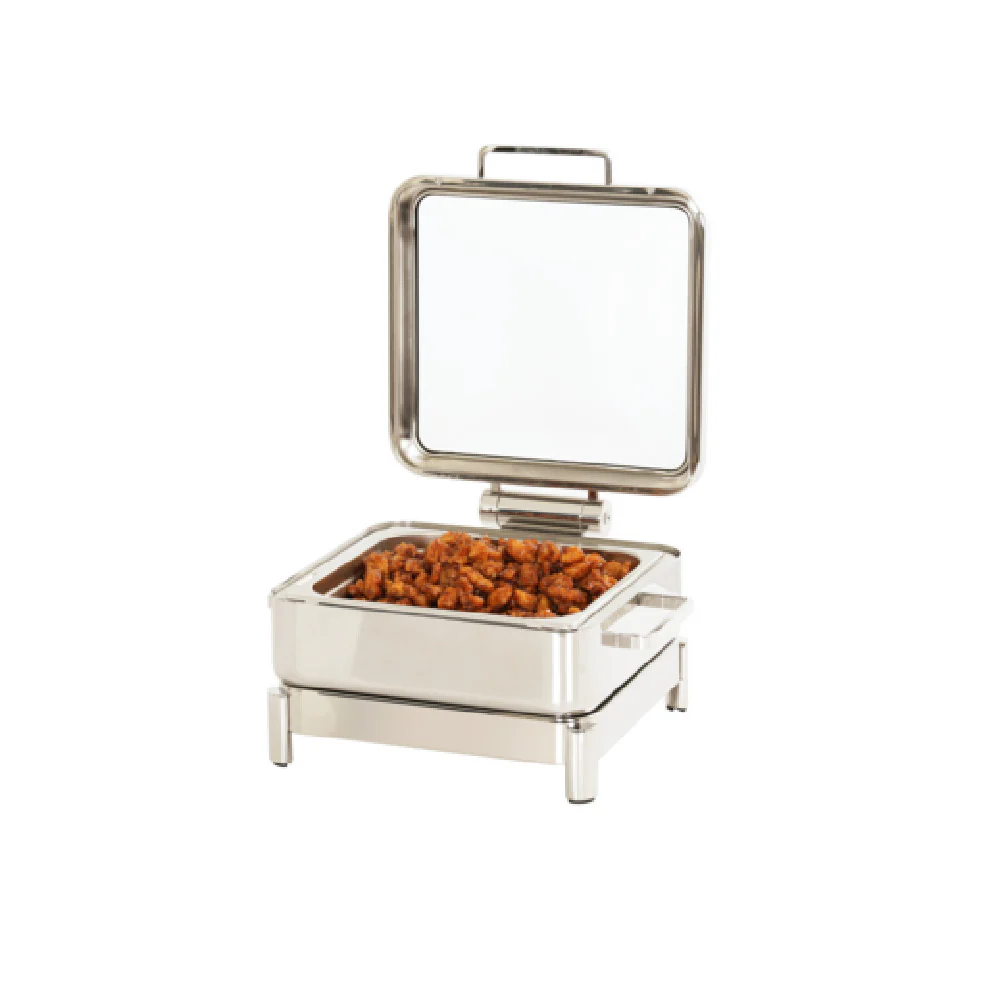 Cal-Mil 23719-49 16 Inch Induction Chafer soft-close see-through lid chrome-plated Cal-Mil 23719-49 16 Inch Induction Chafer soft-close see-through lid chrome-plated