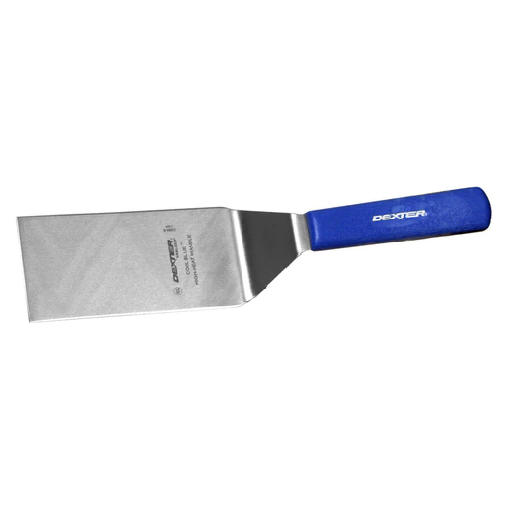 Dexter Russell S286-6H-PCP 6 Inch Solid Turner with Polypropylene Blue Handle Dexter Russell S286-6H-PCP 6 Inch Solid Turner with Polypropylene Blue Handle