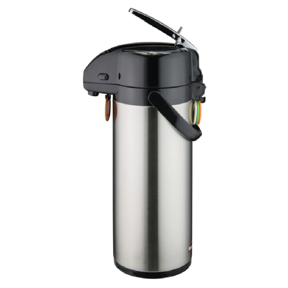 Winco APSK-730 3.0 Liter Lever-Top Double Wall Insulated Airpot Stainless Steel