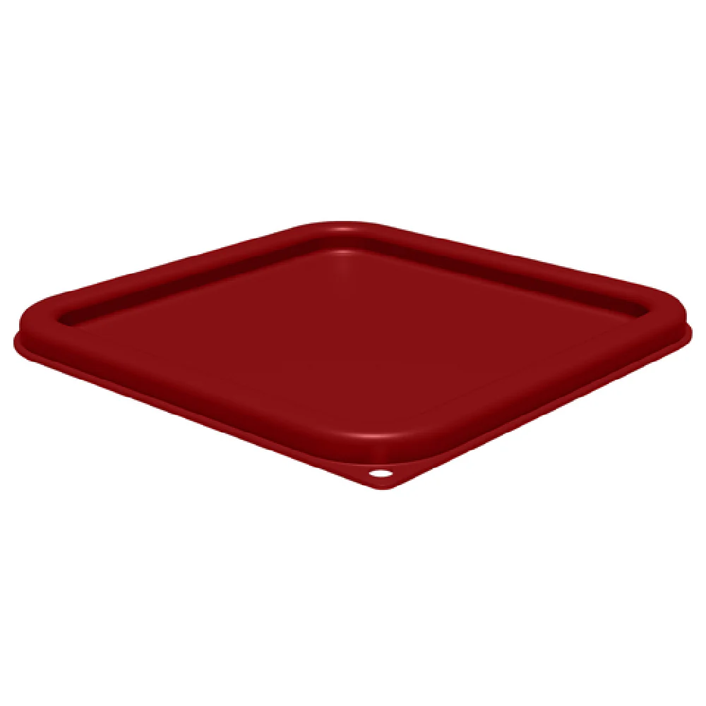 Carlisle 1197105 9 Inch Red Polyethylene Food Storage Container Lid for 6 to 8 Qt Carlisle 1197105 9 Inch Red Polyethylene Food Storage Container Lid for 6 to 8 Qt