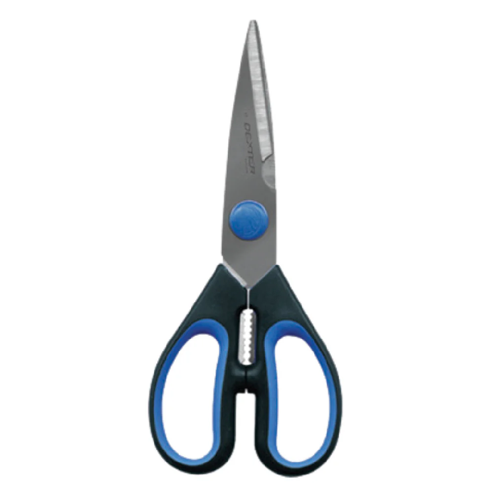 Dexter Russell SGS01B-CP 11 Inch Poultry Kitchen Shears High Carbon Steel with Soft Grip Rubber Handle Black Blue