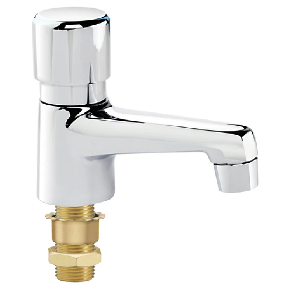 Optional Brass Polished Chrome Self-Closing Metering Faucet for Royal Series, Krowne 14-544L Optional Brass Polished Chrome Self-Closing Metering Faucet for Royal Series, Krowne 14-544L