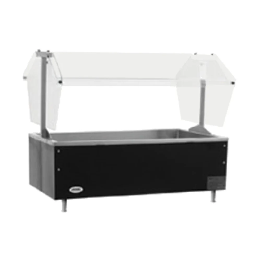 Eagle CCP-2 33 Inch Length Ice Cooled Cold Buffet Stainless Steel Unit with Sneeze Guard