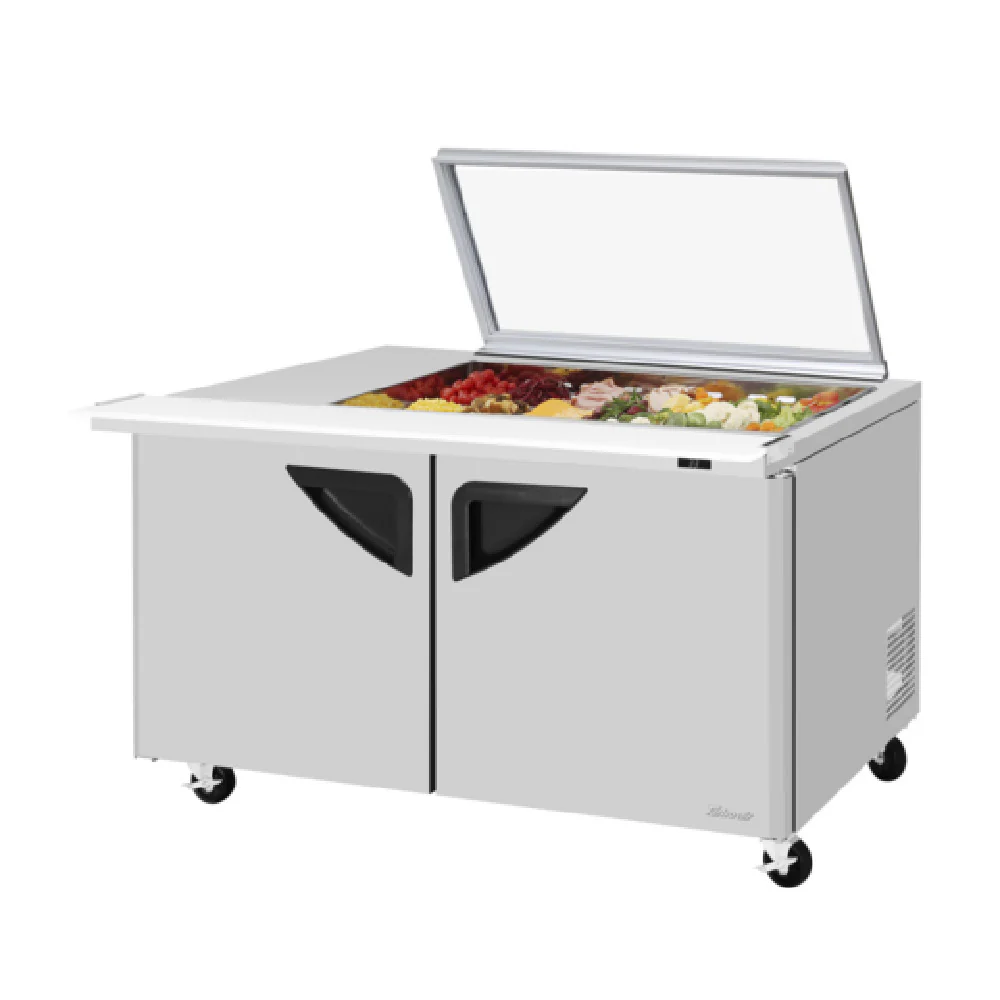 Turbo Air TST-60SD-18M-N-GL(-LW) 60 Inch Super Deluxe Sandwich Salad Prep Station Turbo Air TST-60SD-18M-N-GL(-LW) 60 Inch Super Deluxe Sandwich Salad Prep Station
