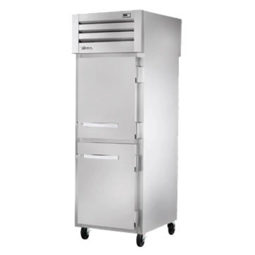 True Refrigeration STA1RPT-2HS-1G-HC 28 Inch Pass-Thru Refrigerator with 3 Chrome Shelves True Refrigeration STA1RPT-2HS-1G-HC 28 Inch Pass-Thru Refrigerator with 3 Chrome Shelves