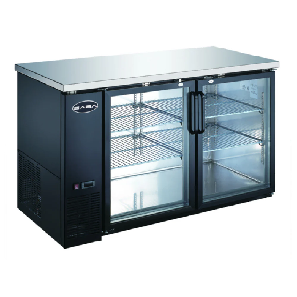 SABA SBB-27-58G Back Bar Cooler Two-section 58-7/8