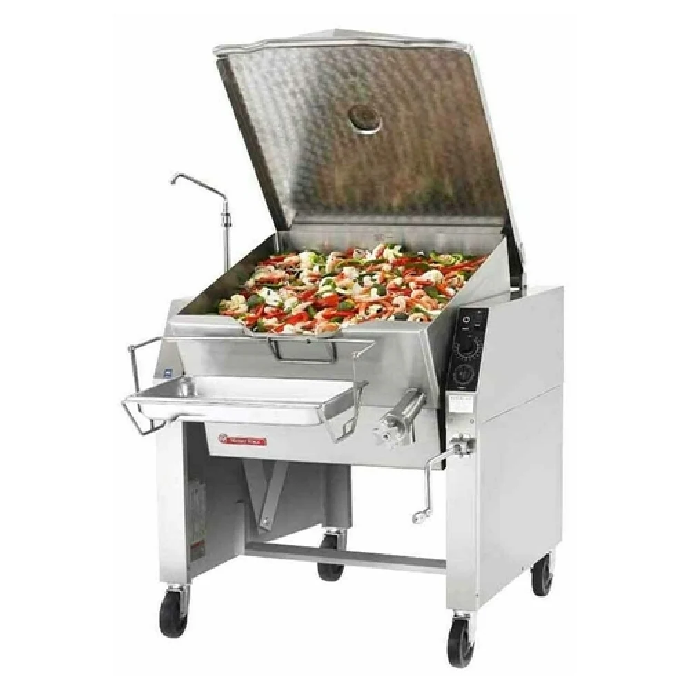 Market Forge 30P-STEL 36 Inch Electric Tilting Skillet Stainless Steel with Manual Tilt