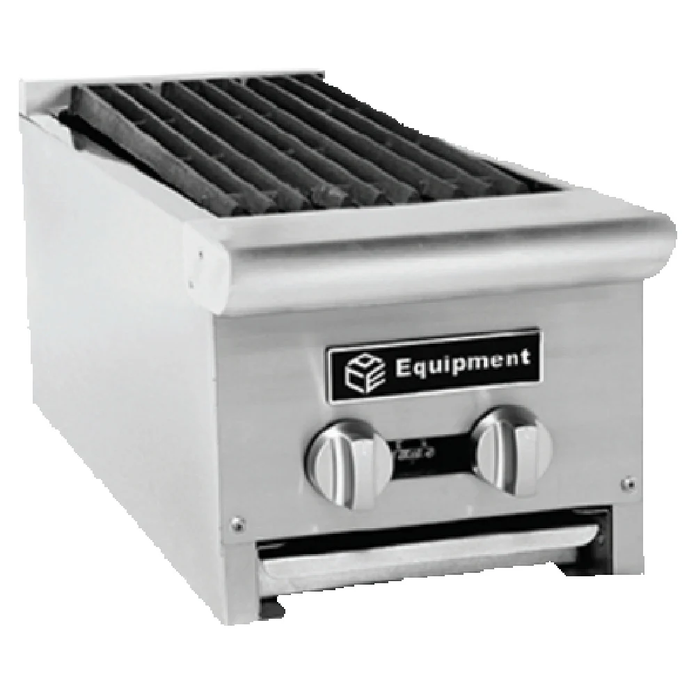GSW USA AEBR-24LP 24 Inch Heavy Duty Radiant Charbroiler Gas with Drip Tray 60000 BTU