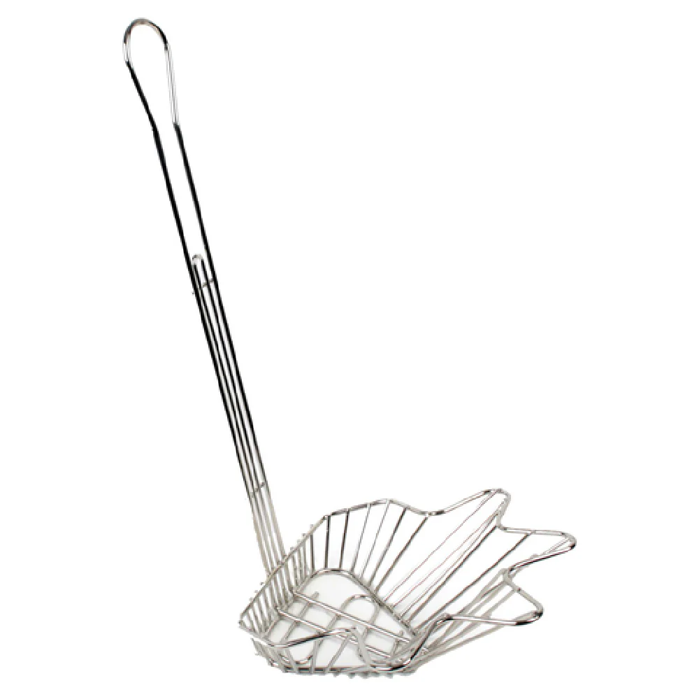 Omcan 80387 18 Inch Taco Salad Bowl Frying Basket Triangle Nickel Plated Steel
