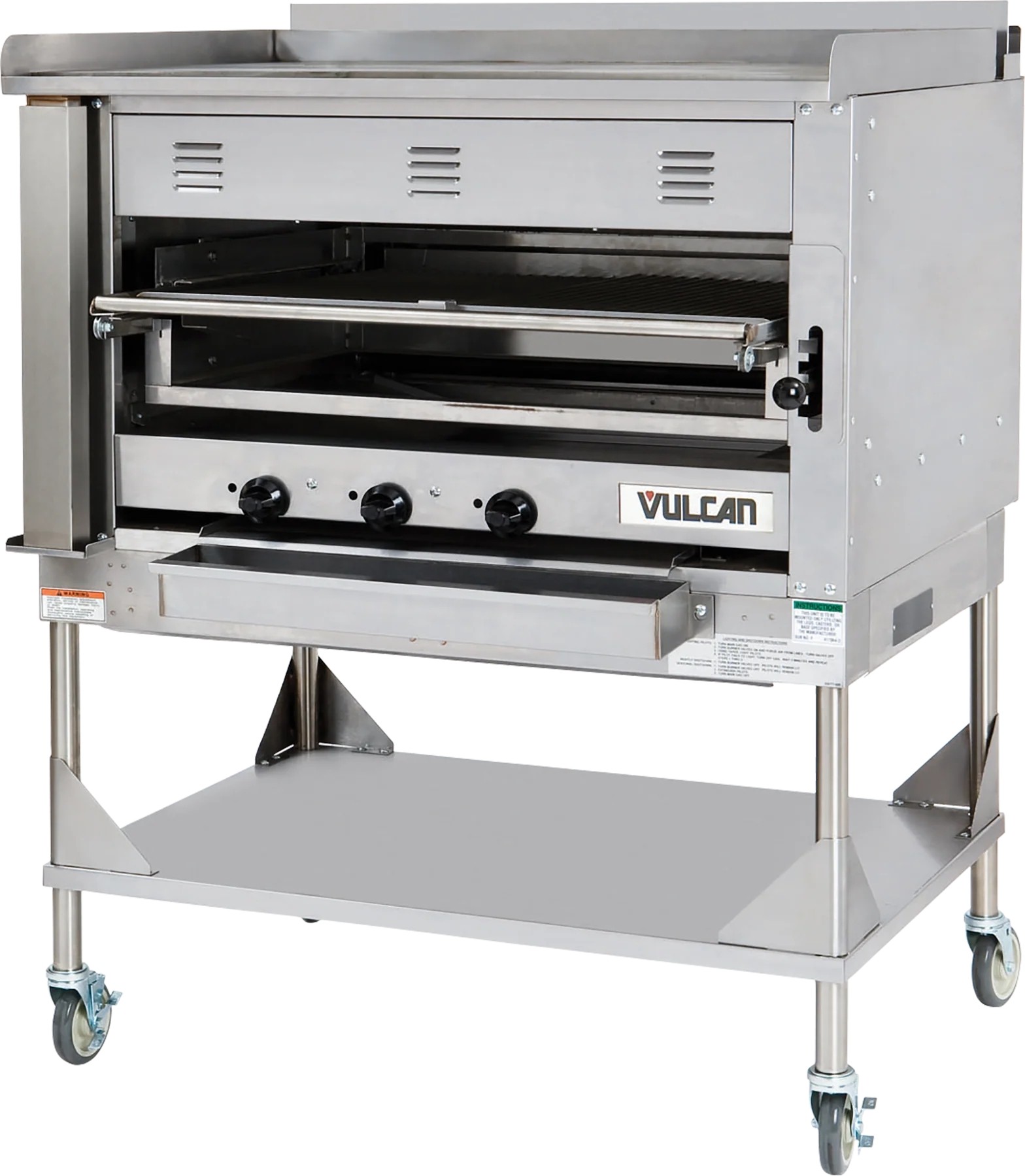 Vulcan VST4B_LP 45 Inch Gas Heavy Duty Chophouse Broiler with 3 Burners 135000 BTU Vulcan VST4B_LP 45 Inch Gas Heavy Duty Chophouse Broiler with 3 Burners 135000 BTU