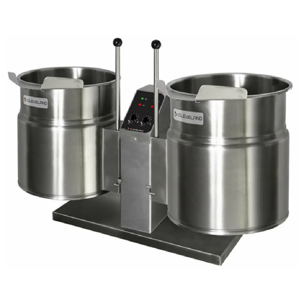 Cleveland TKET3T_208/60/3 3 Gallon Electric Tilting Kettle Stainless Steel Cleveland TKET3T_208/60/3 3 Gallon Electric Tilting Kettle Stainless Steel