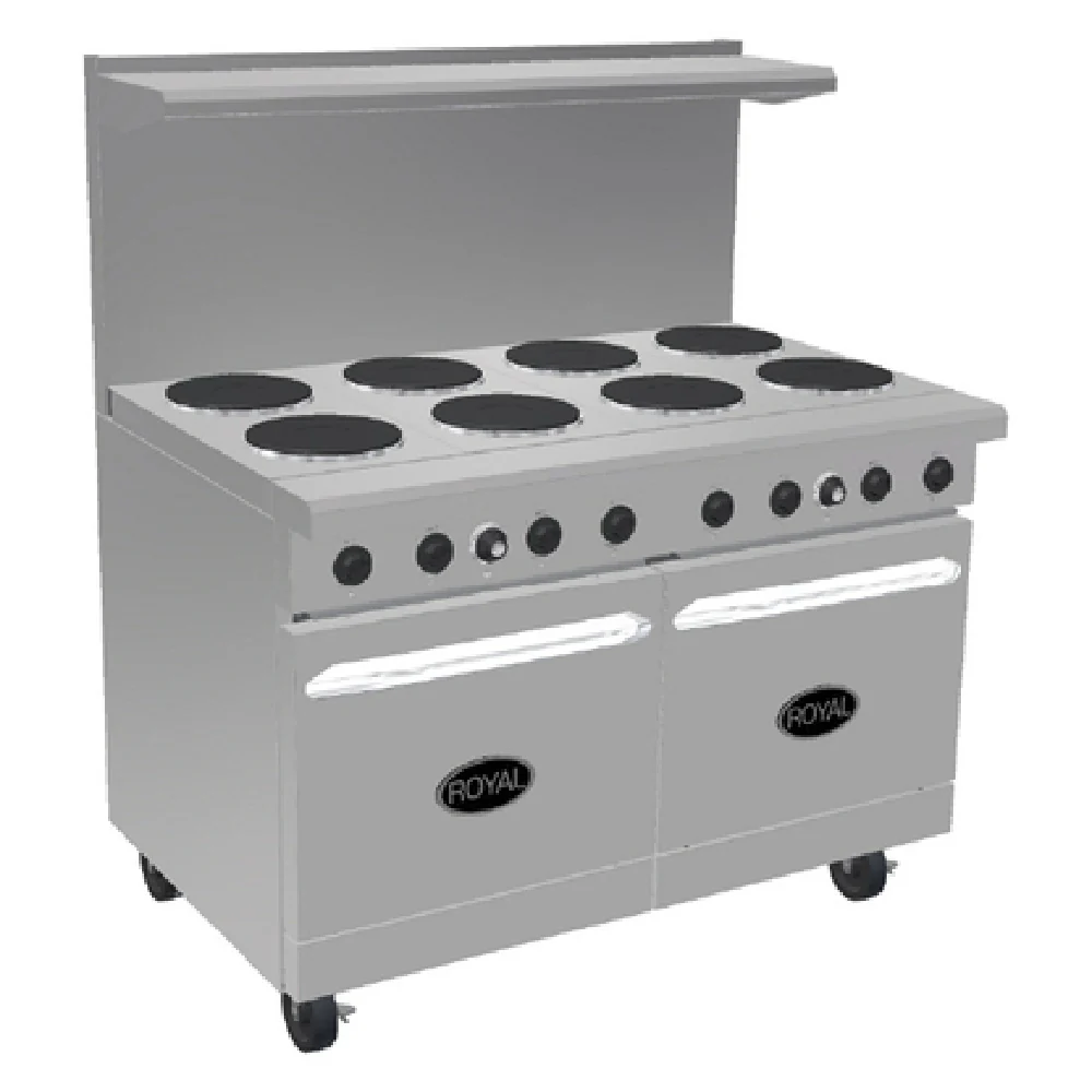 Royal Range Of California RRE-GT48-126C_240/60/1 Restaurant Range Electric 48 Royal Range Of California RRE-GT48-126C_240/60/1 Restaurant Range Electric 48