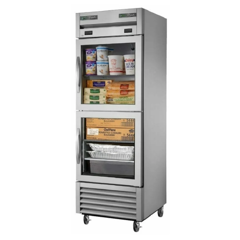 True Refrigeration T-23DT-G-HC~FGD01 27 Inch Refrigerator Freezer Reach-in with Glass Doors True Refrigeration T-23DT-G-HC~FGD01 27 Inch Refrigerator Freezer Reach-in with Glass Doors