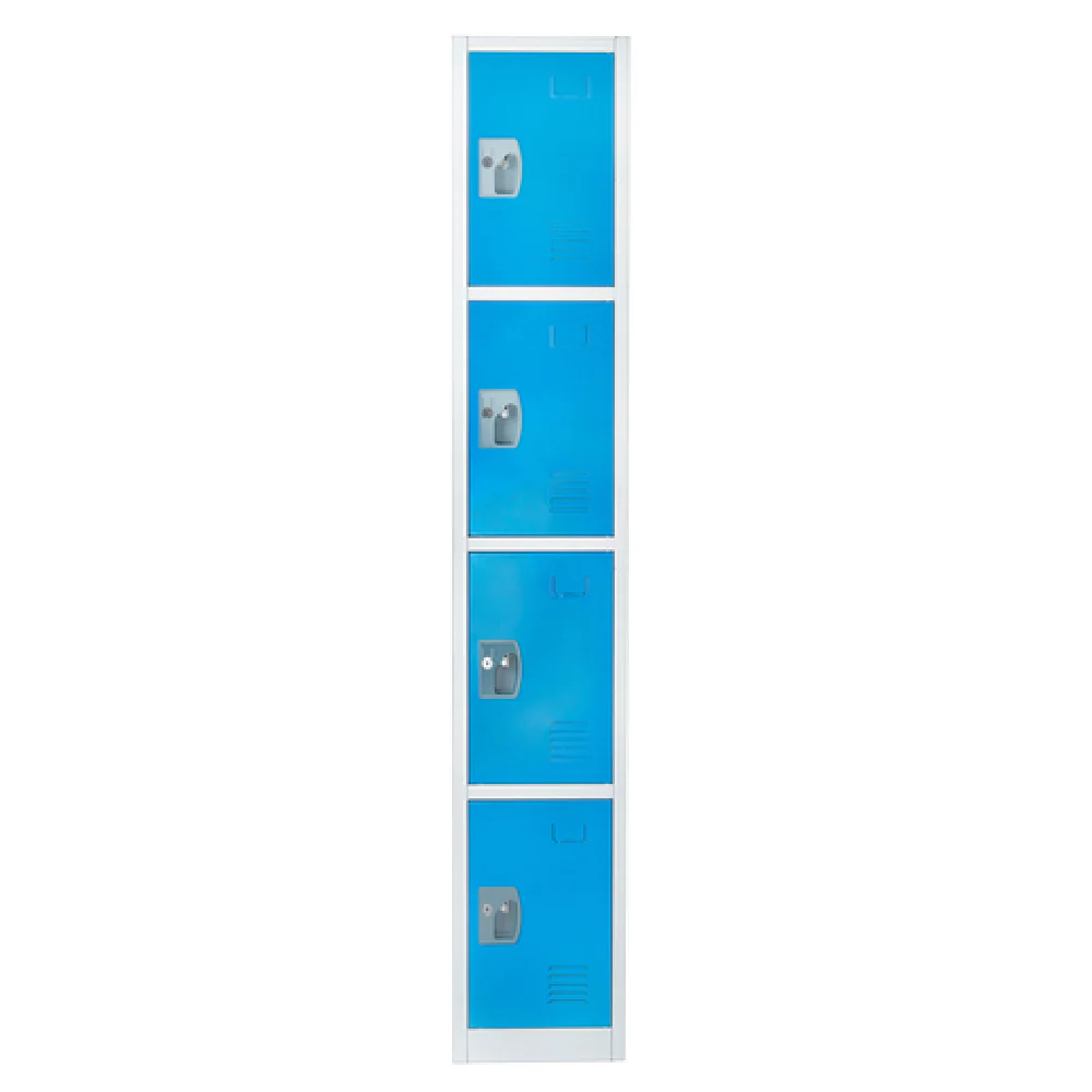 Alpine Industries ADI629-204-BLU 12 Inch Quad-compartment Storage Locker Steel Blue Finish Alpine Industries ADI629-204-BLU 12 Inch Quad-compartment Storage Locker Steel Blue Finish