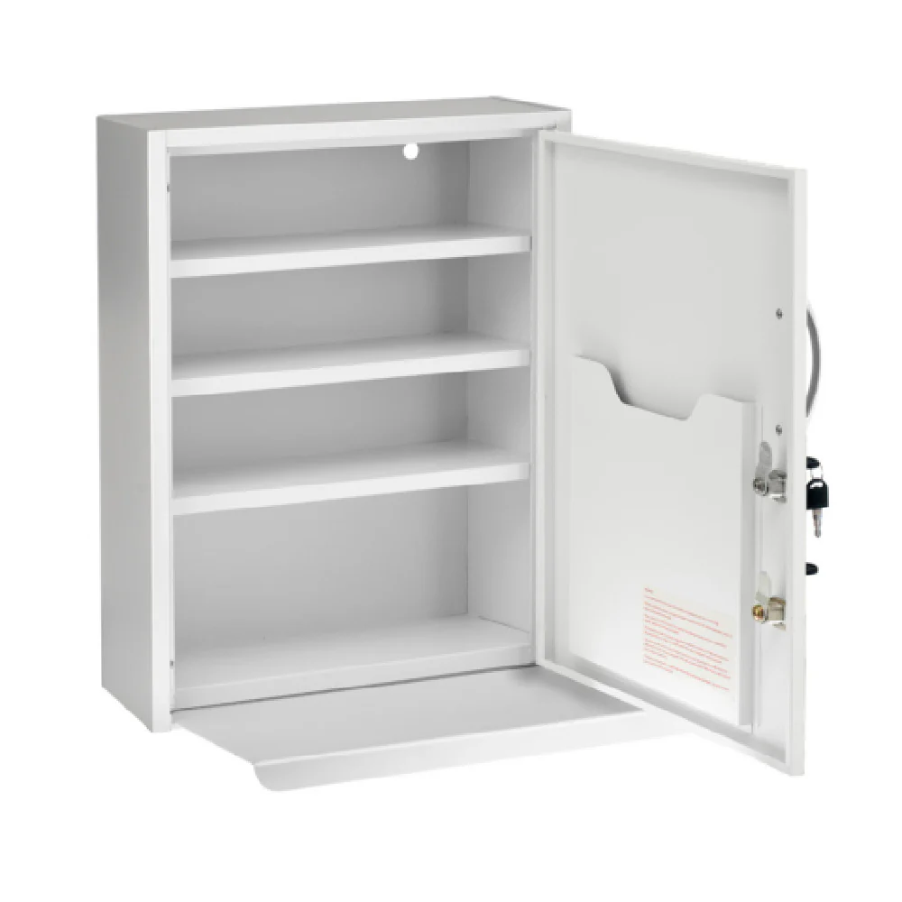 Alpine Industries ADI999-06-WHI 16 Inch Large Medical Security Cabinet White Alpine Industries ADI999-06-WHI 16 Inch Large Medical Security Cabinet White