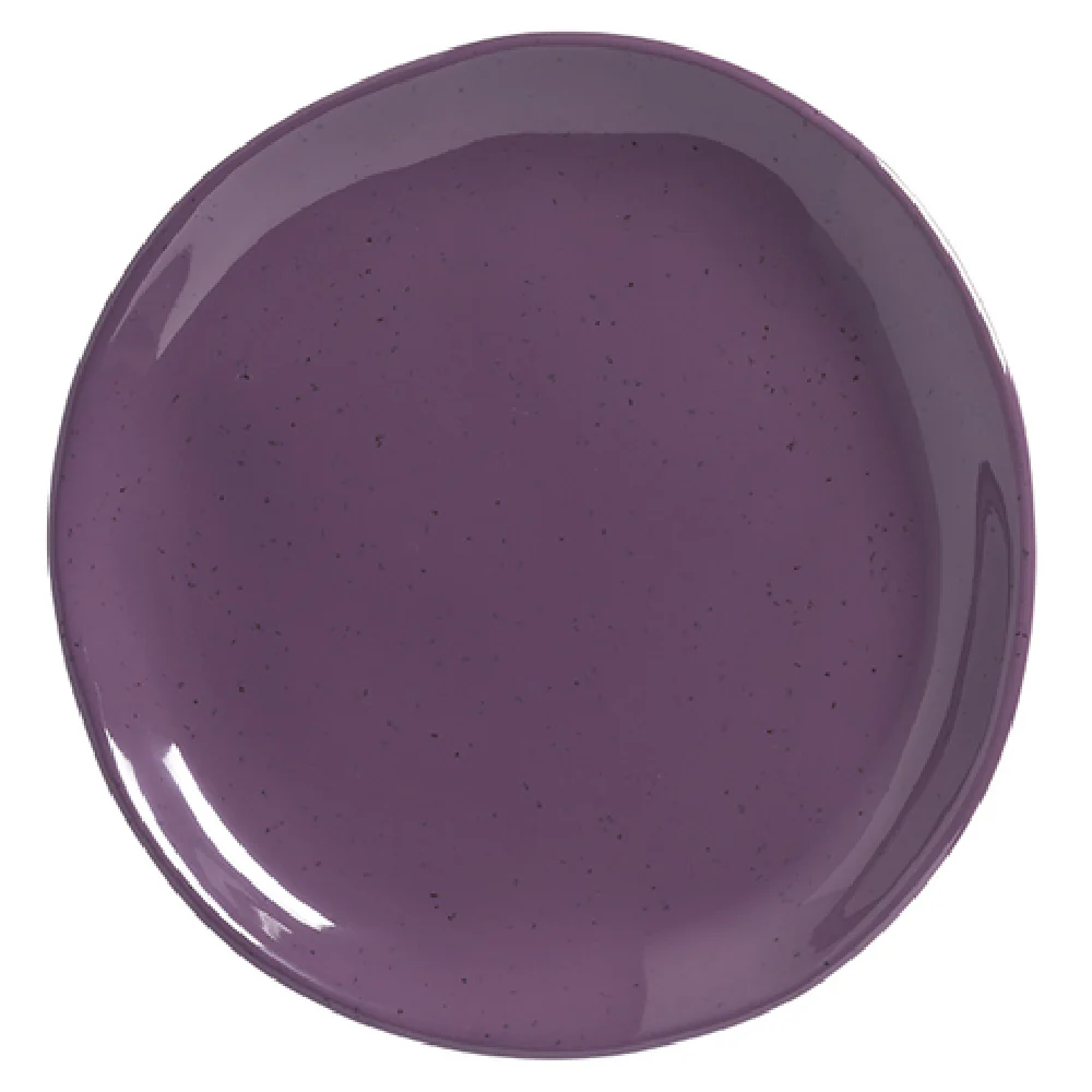 American Metalcraft CP9DU 9 Inch Diameter Coupe Plastic Plate BPA Free Purple Melamine