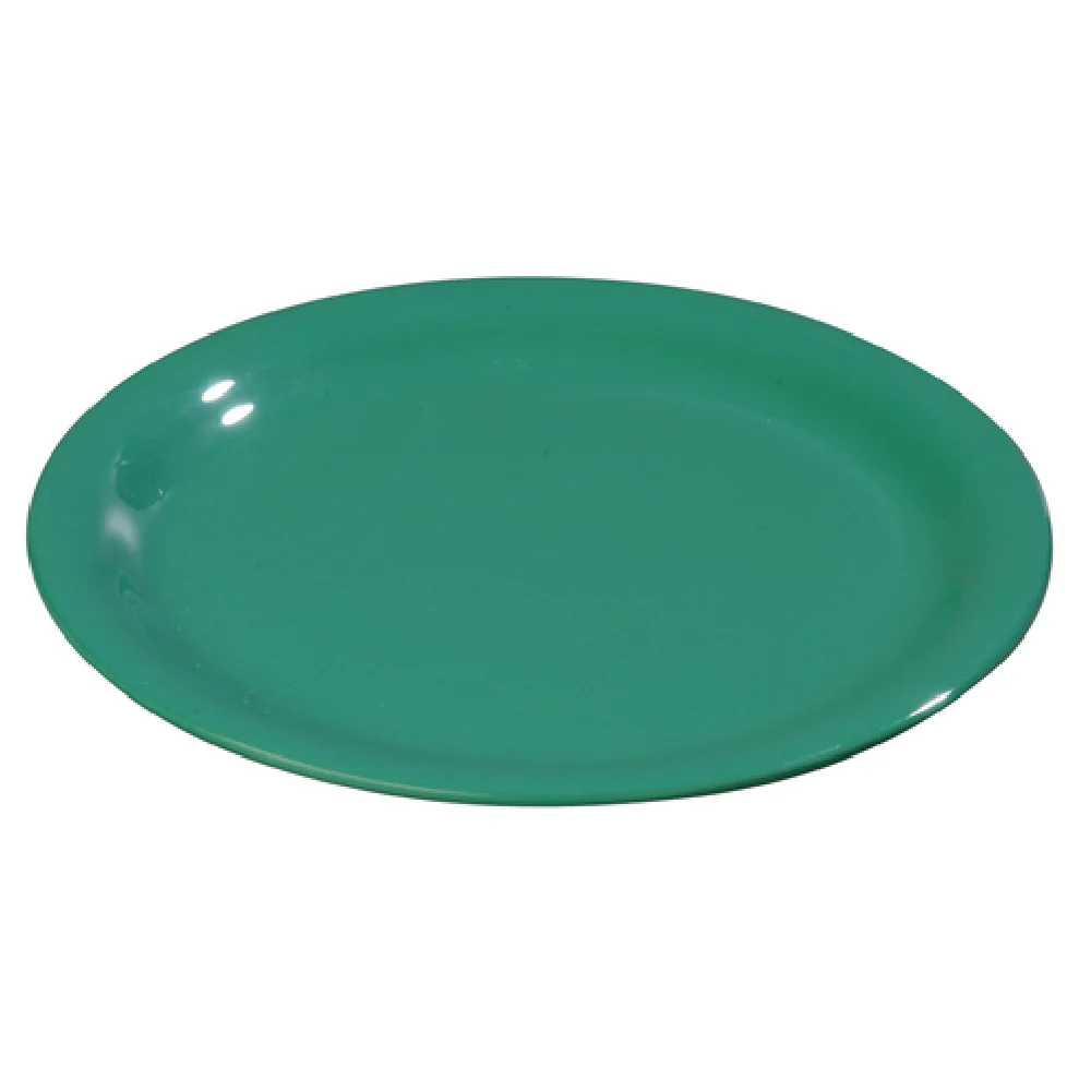 Carlisle 3301609 7-1/2 Inch Diameter Wide Rim Salad Plate Meadow Green Melamine Carlisle 3301609 7-1/2 Inch Diameter Wide Rim Salad Plate Meadow Green Melamine