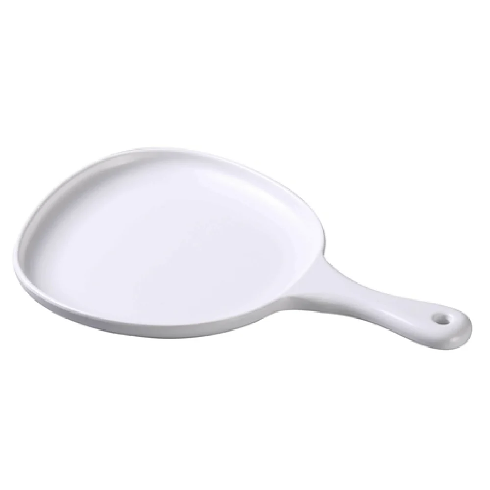 Yanco MO-810 12 Inch White Organic Shaped Plate Dishwasher Safe Melamine Yanco MO-810 12 Inch White Organic Shaped Plate Dishwasher Safe Melamine