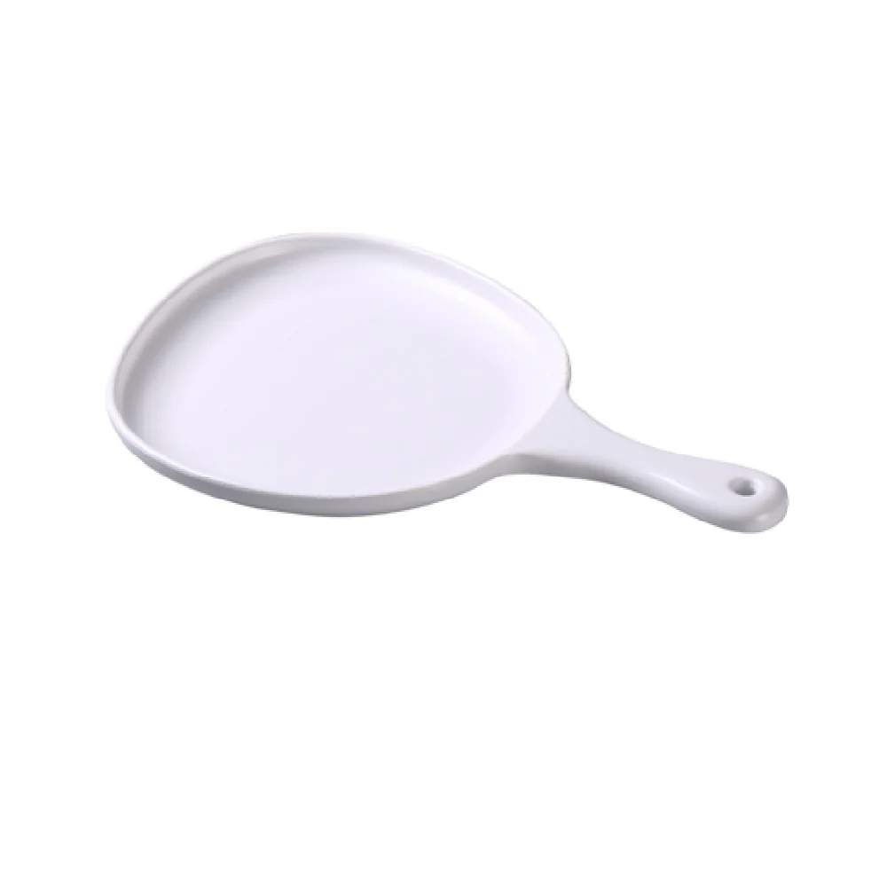 Yanco MO-810 12 Inch White Organic Shaped Plate Dishwasher Safe Melamine Yanco MO-810 12 Inch White Organic Shaped Plate Dishwasher Safe Melamine
