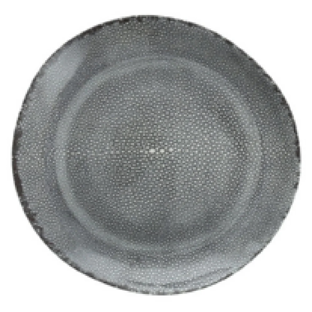 Fortessa DV.MD.FF7278SGR 7.75 Inch Bubbly Gray Salad Plate Melamine Dishwasher Safe