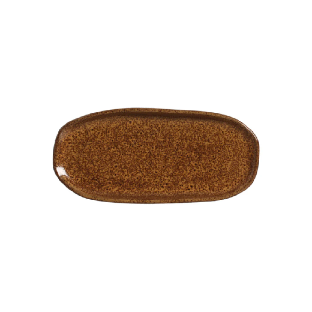 Porto Brasil 15114105801 4.33 Inch Shallow Organic Plater Stoneware Dijon