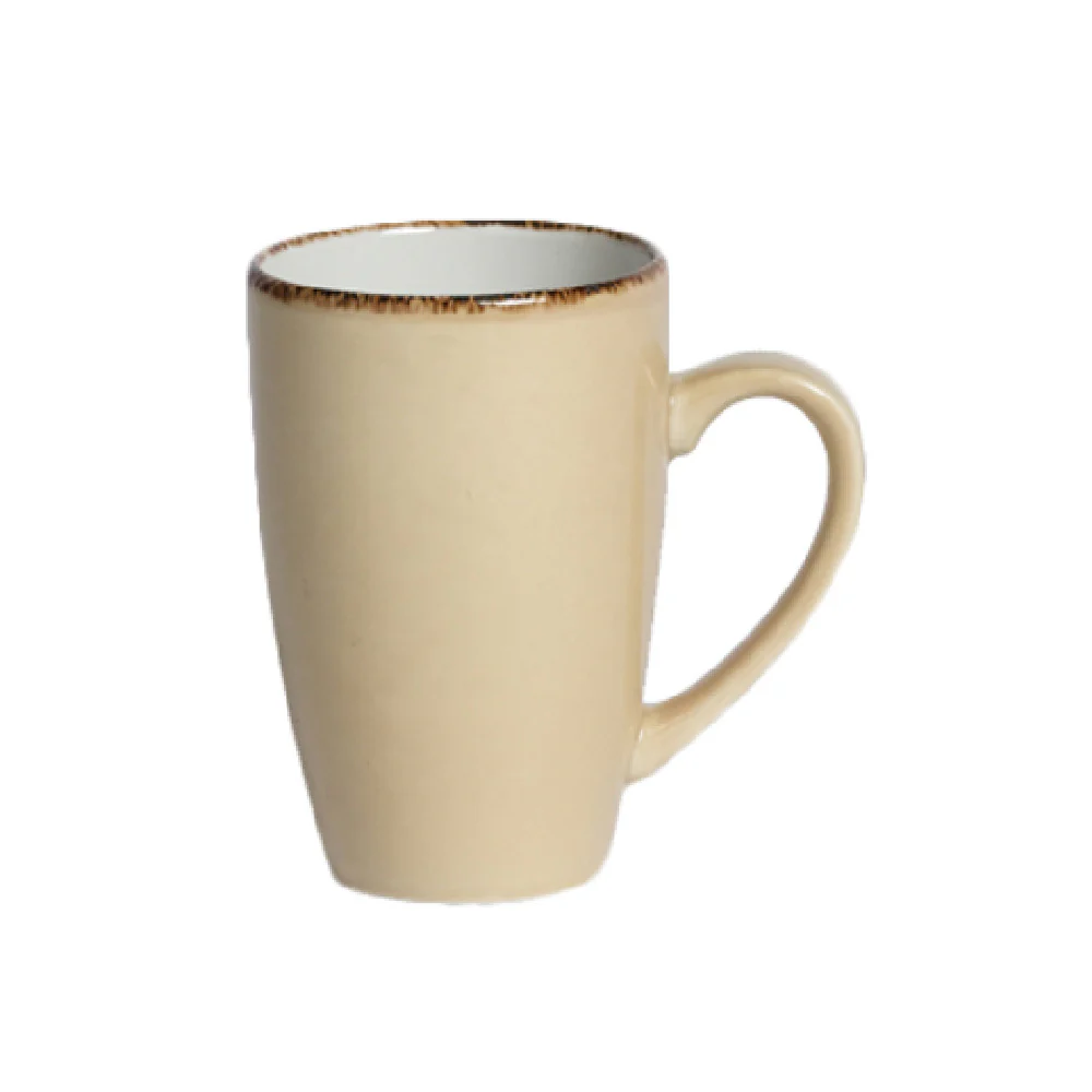Steelite 11200592 10.0 Oz Quench Mug Wheat Alumina Vitrified China 2 Dozen Packs