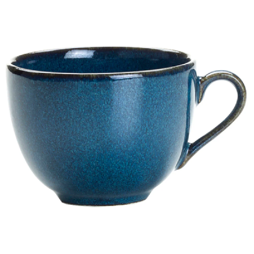 Steelite 6414MY028 8.0 Oz Coffee Cup Indigo Wabi Sabi Porcelain