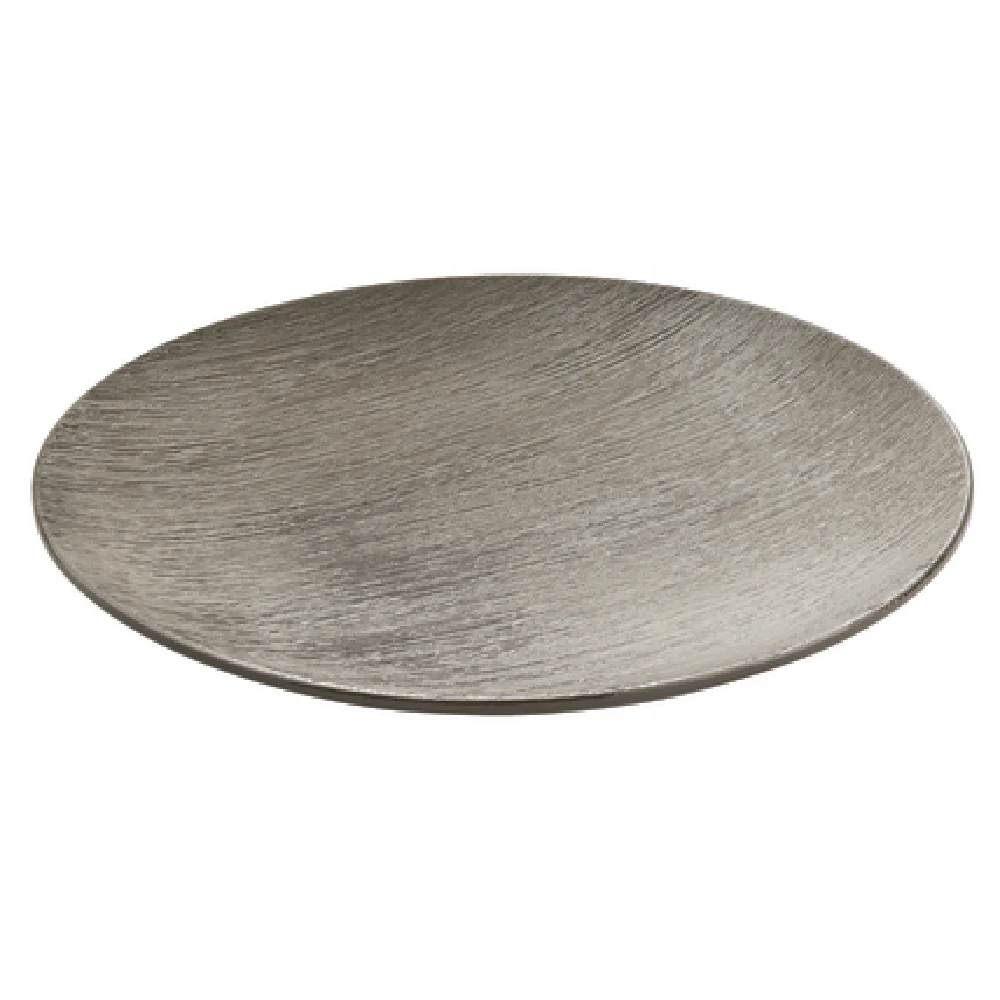 BauscherHepp P011217-060543 6-3/5 Inch Dia Round Plate Coupe Ceramic Grey BauscherHepp P011217-060543 6-3/5 Inch Dia Round Plate Coupe Ceramic Grey