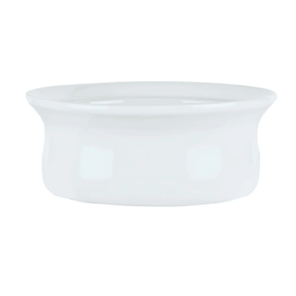 Libbey 911194809 15 Oz Round Casserole Dish Porcelain White without Handles