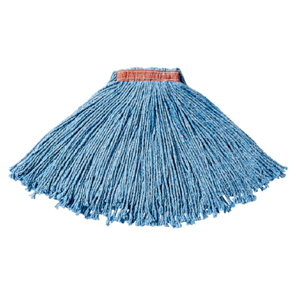 Rubbermaid FGF51600BL00 16 Oz Premium Mop Head Blue Cotton/Rayon/Synthetic Blend