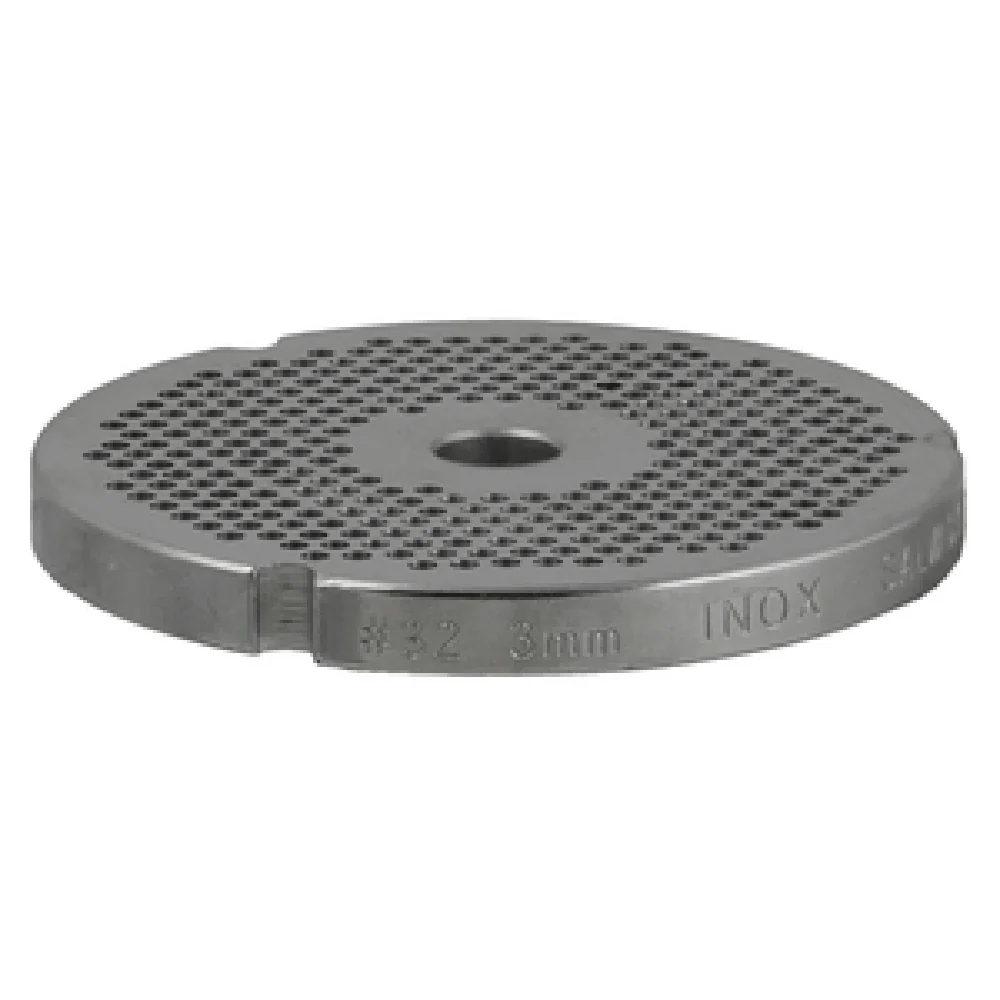 Alfa 32 1/8 HBLS Hub Size 32 1/8 Inch Meat Chopper Plate Chrome Vanadium Steel Alfa 32 1/8 HBLS Hub Size 32 1/8 Inch Meat Chopper Plate Chrome Vanadium Steel