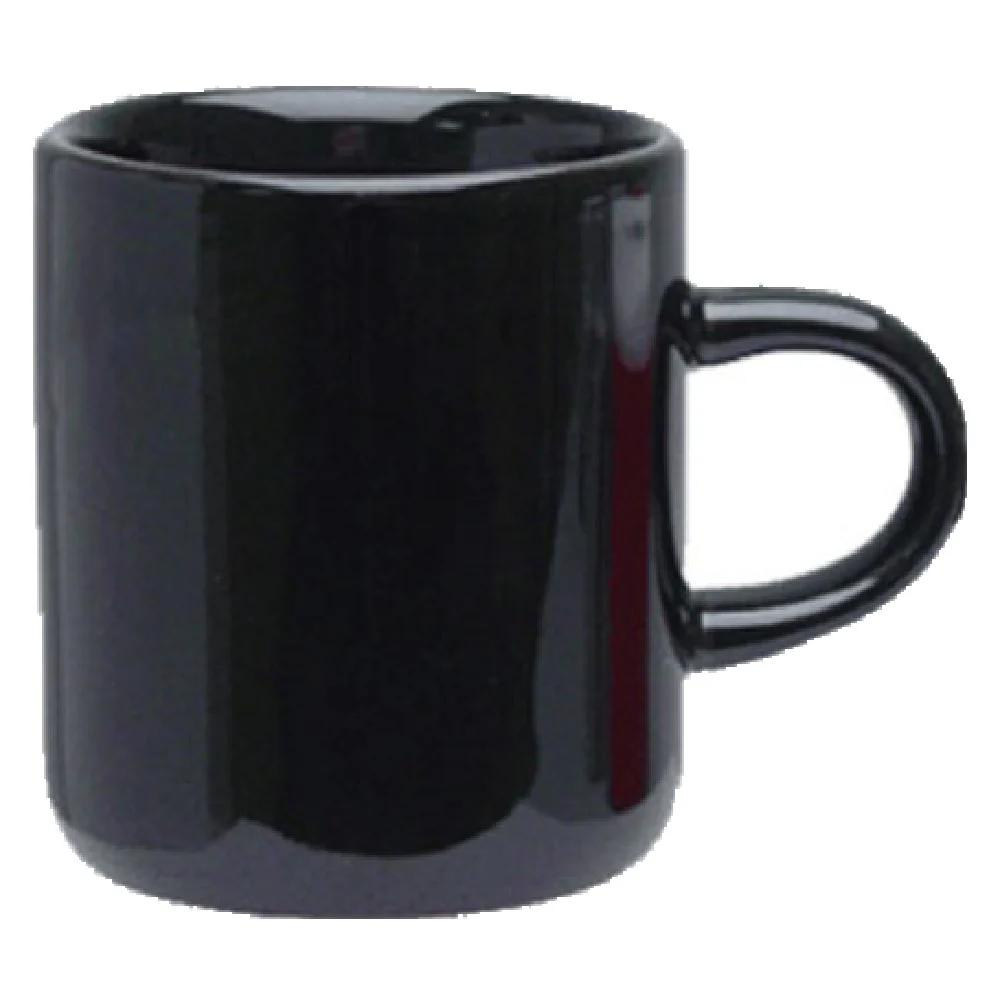 International Tableware 81062-05 3.5 Oz Espresso Cup with Handle Ceramic Black