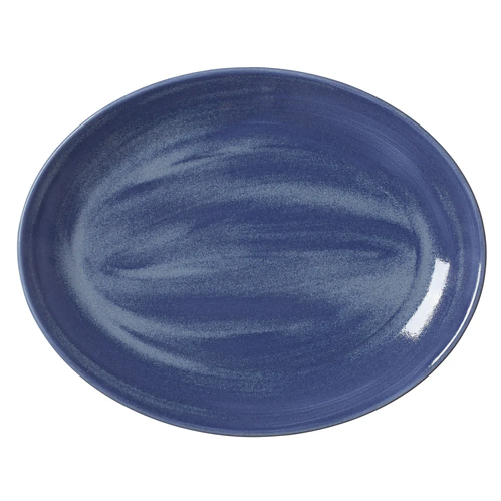 Steelite 17770145 13.5 Inch Oval Coupe Platter Bluestone Alumina Vitrified Steelite 17770145 13.5 Inch Oval Coupe Platter Bluestone Alumina Vitrified