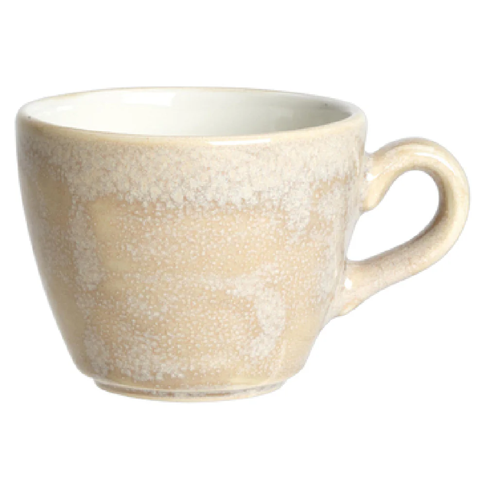 Steelite 1776X0023 3.0 Oz Liv Cup Sandstone Alumina Vitrified Ceramic