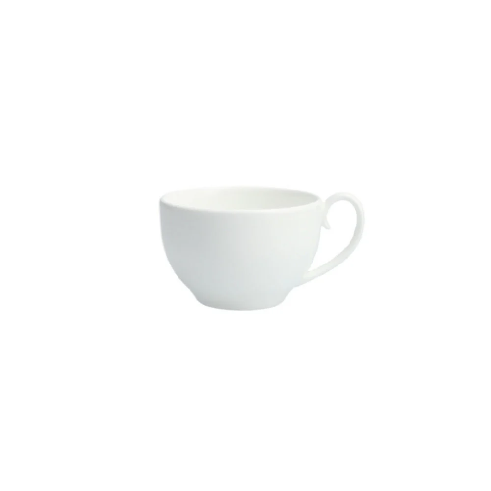 Fortessa HBW-00-403 7.5 Oz Coffee Cup Dishwasher Safe Bone China White