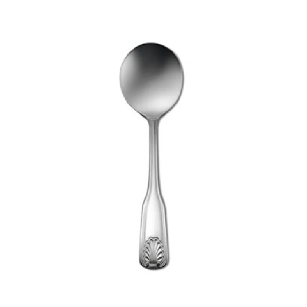 1880 Hospitality B606SBLF 6 Inch Bouillon Spoon Shell Motif 18/0 Stainless Steel 1880 Hospitality B606SBLF 6 Inch Bouillon Spoon Shell Motif 18/0 Stainless Steel