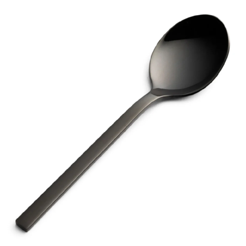 Bon Chef S3800B 5.5 Inch Milan Teaspoon PVD Coated Black Mirror Finish Stainless Steel